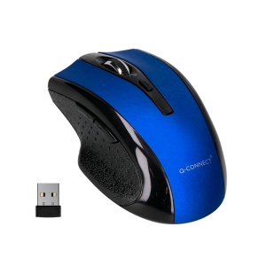 Mouse wireless, 4 butoane, albastru, Q-CONNECT - Img 3