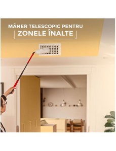 Pamatuf praf cu maner lung VILEDA Flex and Catch, cu o rezerva - Img 2