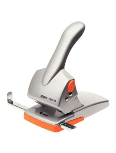 Perforator de mare capacitate, 65 coli, metal, argintiu, RAPID HDC65