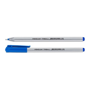 Pix cu pasta, varf 1.0mm, albastru, Pensan Triball