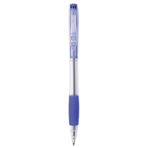 Pix cu rubber grip, varf 0.7mm, albastru, OFFICE PRODUCTS