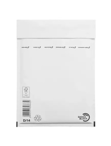 Plic antisoc D14, 180x265mm (interior), alb, siliconic, 100 buc./cutie