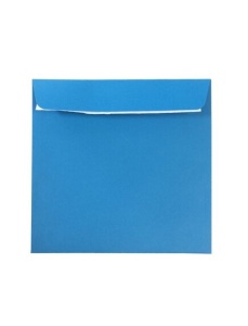 Plic colorat 16x16 cm, siliconic, 25 buc/set, albastru, DACO