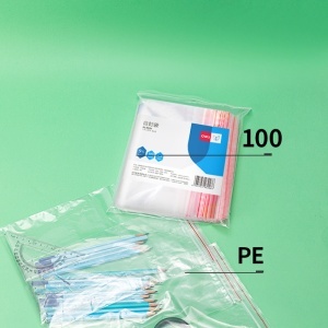Pungi ziplock, 265 x 220 mm, 100 buc./set, DELI - Img 2