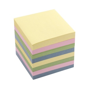 Rezerva cub hartie color 8.5x8.5cm, 800 file/set, D.RECT - Img 2