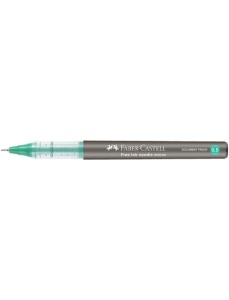 Roller 0.5 mm, varf ac, verde, FABER-CASTELL Free Ink Needle - Img 4