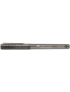 Roller 0.7 mm, varf ac, negru, FABER-CASTELL Free Ink Needle - Img 3