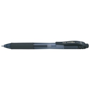 Roller cu gel 0.7 mm, negru, PENTEL Energel X