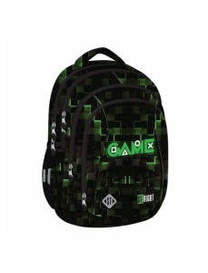Rucsac baieti 4 compartimente, Green Game, ST. RIGHT BP04