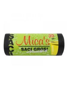 Saci menajeri MICA`S, 35 L, 15 buc/rola
