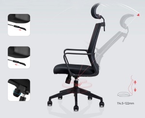 Scaun birou ergonomic DELI 4503 - Img 3