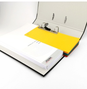 Separatoare biblioraft, 100 file, 4 culori/set, D.RECT - Img 3