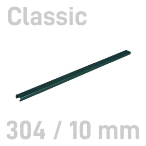 Sina metalica structura panzata, A4, 10 mm, 10 buc/set, verde, OPUS