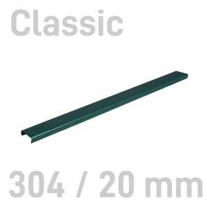 Sina metalica structura panzata, A4, 20 mm, 10 buc/set, verde, OPUS
