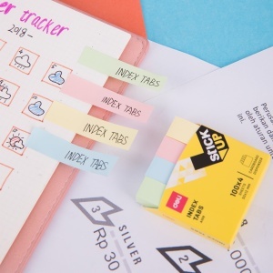 Stick index hartie, 50x12mm, 400 file, 4 culori, DELI - Img 5