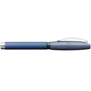 Stilou, penita fina, corp aluminiu, albastru, Essentio FABER-CASTELL - Img 3