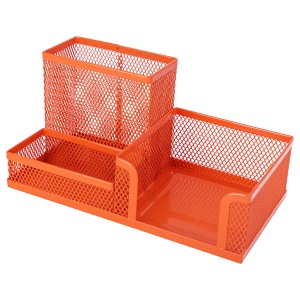 Suport accesorii birou, 3 compartimente, diverse culori, DELI - Img 4