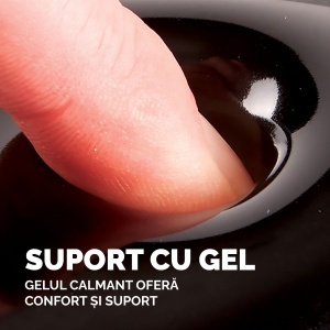 Suport pentru pentru tastatura si incheieturi, negru, FELLOWES Gel - Img 3