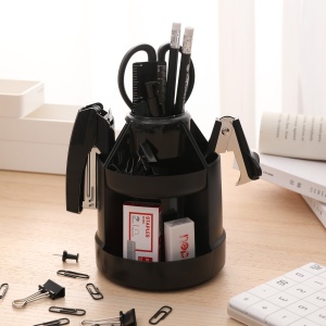 Suport rotativ accesorii birou, echipat 15 piese DELI 38250A - Img 3