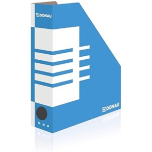 Suport vertical pentru cataloage, A4, 8 cm, albastru, DONAU