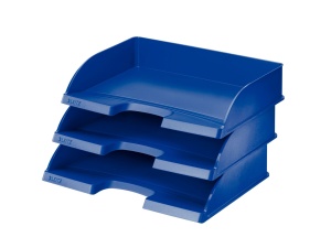 Tavita documente, A4, plastic, landscape, albastru, LEITZ - Img 3