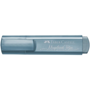 Textmarker FABER-CASTELL 1546 Metallic, albastru