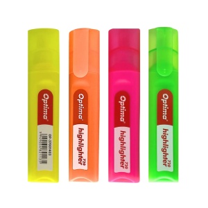 Textmarker fluorescent OPTIMA 720, 4 buc/set - Img 2