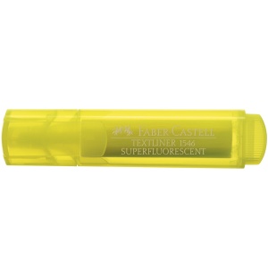 Textmarker super-fluorescent, varf 1-5 mm, galben, 1546 FABER-CASTELL - Img 4