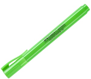 Textmarker, varf tesit 1-4 mm, verde, FABER-CASTELL 38 - Img 2