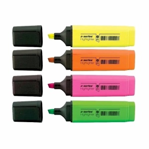 Textmarker varf tesit, 1-5 mm, 4 culori/set, A-SERIES
