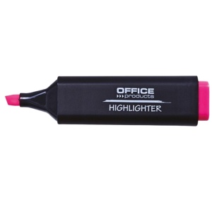Textmarker, varf tesit 1-5 mm, roz, OFFICE PRODUCTS