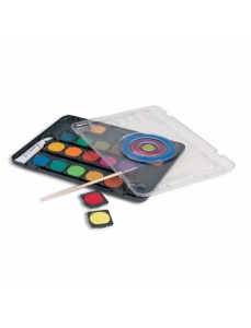 Acuarele 24 culori/set + pensula, 30 mm, Morocolor PRIMO - Img 2