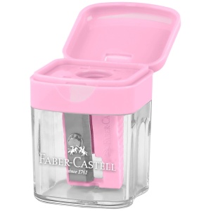 Ascutitoare plastic simpla, cu container, FABER-CASTELL - Img 2