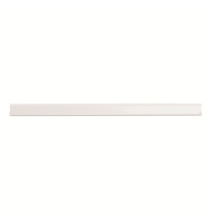Baghete plastic pentru indosariere, 12 mm, alb, 100 buc/set