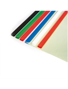Baghete plastic pentru indosariere, 12 mm, negru, 100 buc/set - Img 2