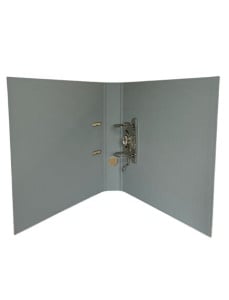 Biblioraft A4 plastifiat interior-exterior, 5 cm, gri, OPTIMA - Img 3