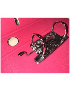 Biblioraft A4 plastifiat interior-exterior, 5 cm, roz, OPTIMA - Img 2