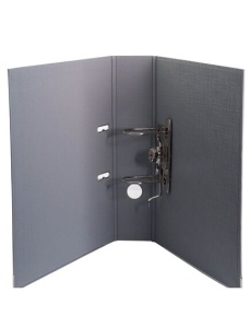 Biblioraft A4 plastifiat interior-exterior, 7.5 cm, gri, OPTIMA - Img 3