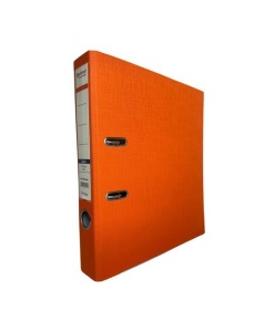 Biblioraft A4 plastifiat PP, 5 cm, portocaliu, OPTIMA Classic