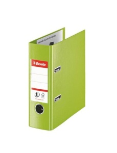 Biblioraft A5, 7.5 cm, verde, ESSELTE NO. 1 Power Vivida