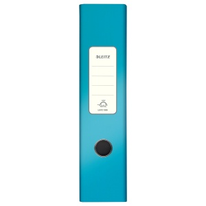 Biblioraft carton laminat, A4, 8 cm, albastru, LEITZ WOW 180 - Img 3