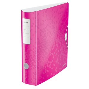 Biblioraft plastic 8.2 cm, roz, LEITZ 180 Active WOW