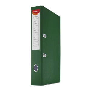 Biblioraft plastifiat, A4, 5 cm, verde, NOKI