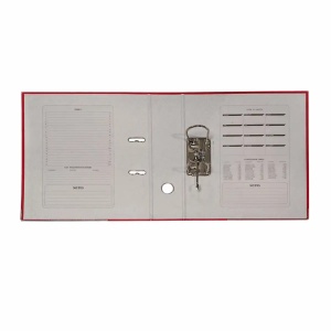 Biblioraft plastifiat A4, 7.5 cm, rosu - Img 2