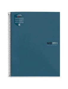 Caiet cu spirala A5, 80 file, dictando, ocean, MIQUELRIUS Antibacterial