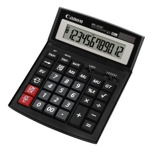 Calculator de birou cu 12 digiti, ecran rabatabil, WS-1210T CANON - Img 2