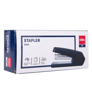 Capsator de birou, 25 coli, 24/6, plastic, negru, DELI Efortless - Img 4