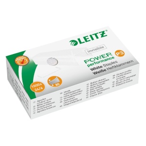 Capse albe 24/6, 1000 buc/cutie, LEITZ Power P3
