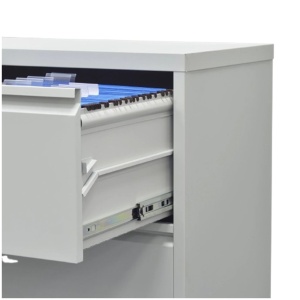 Clasificator metalic cu 4 sertare, 90x45x133.1 cm RFG - Img 2
