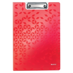 Clipboard dublu A4, rosu, WOW LEITZ